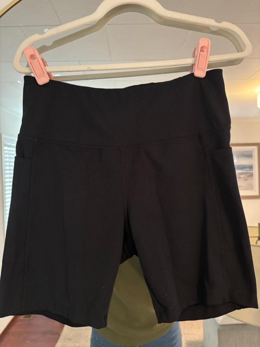 Danskin Black High-Rise Athletic Shorts - Picture 3 of 3